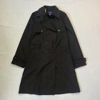 BURBERRY LONDON Trench Coat Black A-line Made in England Women Size S Used