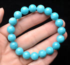 10.5mm Natural Turquoise Amazonite Crystal Gemstone Beads Bracelet