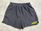 LARGE - Men's APFU Shorts Army Black and Gold PT Physical Fitness Shorts Trunks