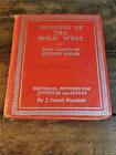 Antique 1933 PIONEERS OF THE WILD WEST Historical Drawings Mini Book Mansfield