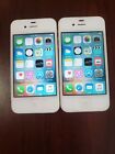 New ListingLot of 2 Apple iPhone 4S A1387 64GB White ( AT&T )