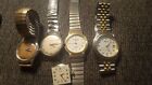 Vintage watch lot mens working and repair/parts