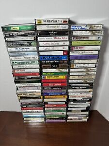New ListingLot of (82) Music Cassette Tapes Classic Country Christmas - Elvis, Reba Alabama