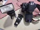 Canon EOS Rebel T4i DSLR with Vertical Grip And 550EX Flash (Lens Not Included)