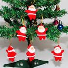 6pcs Mini Santa Claus Pendant Christmas Tree Hanging Decorations Xmas Gifts