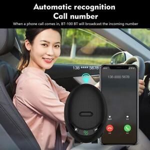 Wireless Bluetooth Car Kit Hands Free Speakerphone Clip Visor Speaker Fast