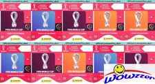 (10) 2022 Panini World Cup Qatar Sticker Collectors TINS-100 Packs! IMPORTED!