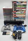 Sony Playstation 2 Console Bundle 50 Games, Bag, 2 Controllers - Fully Tested