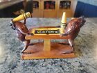 Taxidermy Corona Beer Drinking Bull Frogs Great Condition