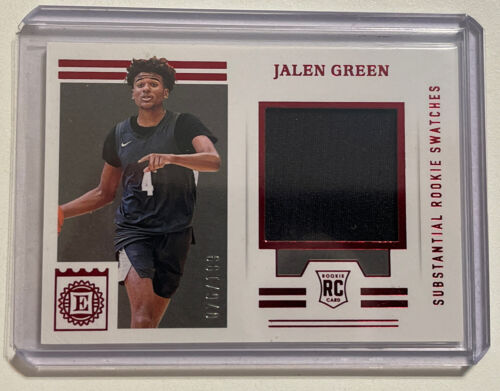2021-22 Chronicles Draft Picks Jalen Green Rookie Patch 076/199