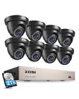 ZOSI 8CH 1080P Outdoor Security Camera System 5MP Lite Surveillance CCTV DVR Kit