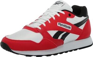 Reebok Ultra Flash Shoes Men's Sport White Red Comfort Classic Running 100074144