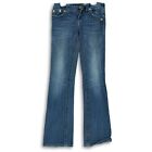 Miss Me Womens Blue Denim Medium Wash Stretch Pockets Bootcut Jeans Size 28