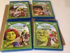 Shrek The Whole Story 4x Blu Ray Set! 1 2 The Third & Forever After! DreamWorks!