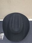 New Cody James Cowboy Hat Black 3X Wool Blend Size 7 3/4