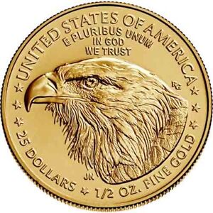 2021 1/2 oz American Gold Eagle Coin (Type 2)