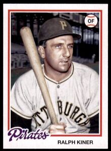 2022 Archives Base #104 Ralph Kiner - Pittsburgh Pirates