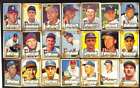 1952 Topps  P  /F avg vy low grade lot of 28 diff baseball cards BV$2590 D83297