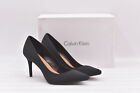 Women's Calvin Klein Gayle Pointed Toe Classic Pumps in Black, Size 9.5