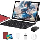 10.1 Inch Android Tablet with Keyboard, 2.4/5G WiFi, Bluetooth Certified,