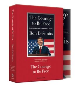 RON DESANTIS SIGNED NUMBERED DELUXE COLLECTOR SET THE COURAGE TO BE FREE /5600