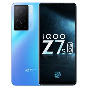 New iQOO Z7s 5G by vivo Factory Unlocked Dual SIM 6GB RAM-AMOLED Display-BLUE