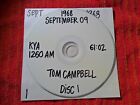 SEPTEMBER 09 1968 - KYA 1260 AM TOM CAMPBELL - 3 CD SET ~ SAN FRANCISCO RADIO
