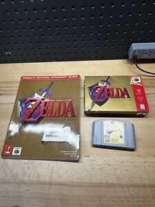 Legend of Zelda: Ocarina of Time (Nintendo 64, 1998) W/ Box & Guide NO MANUAL