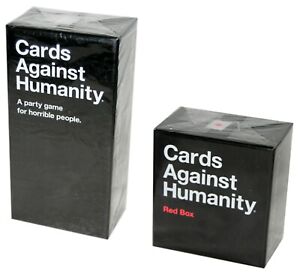 Cards Against Humanity Game Starter Set & Red Box Expansion Bundle New / Sealed