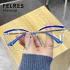 Women TR90 Anti-Blue Light Eyeglasses Cat Eye Clear Lens Glasses Frame New
