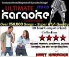 Professional Karaoke - 250,000 Songs+ 2TB Hard Drive - Licensed Software