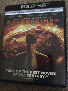 Oppenheimer (4K Blu-ray, 2023) (Very Good condition)