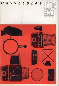Hasselblad 500C & SWC Classic Camera Brochure 1965 Exc- cond On Sale! Ships FREE