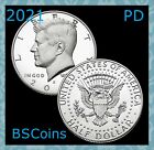 2021 P & D BU Kennedy Half Dollars - TWO coin set - In Stock - FREE Ship TODAY!!