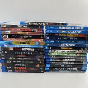 Blu-ray Lot Of 31 Bluray Action Movies 19 With Slipcovers Town Exodus Predator