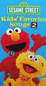 Sesame Street - Kids' Favorite Songs 2  (VHS, 2001)