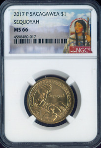 2017 Sacagawea Native Dollar NGC MS66 Sequoyah