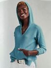 Cabi Women's Size L Light Blue Hop to Hoodie Pullover #5835 Sweater