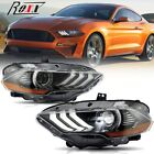 LED DRL Headlights For 2018-2023 Ford Mustang Projector Left+Right Side Headlamp (For: 2018 Ford Mustang GT)