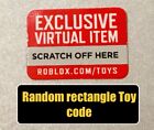 ROBLOX Toy Code! Sent Via Messages! Read Description✅✅￼