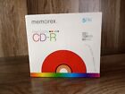 Memorex Cool Colors CD-R + Jewel Cases 5-Pack Blank CDs