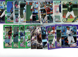 2019 Bowman & Chrome Numbered Parallel/Refractor 42 Card LOT (DLB)