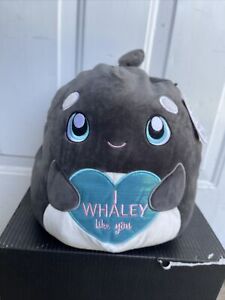 Squishmallow Kai The Orca Whale 12” Valentines Day Plush Gift *Exclusive*