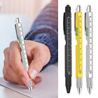 1Pc 9 in 1 Multitool Tech Tool Pen, Aluminum Construction Gadgets Ballpoint Pen