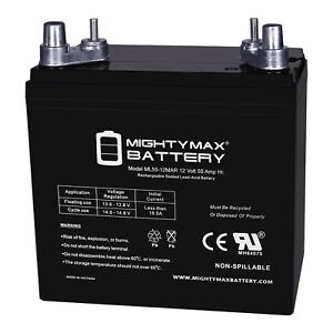 Mighty Max ML55-12MAR 12V 55AH Battery Compatible with Deep Cycle Marine and RV