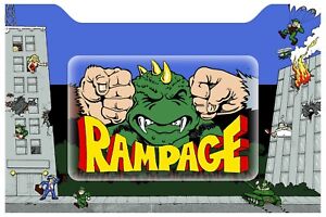 Arcade1up Rampage Lit Riser Front Panel Replacement