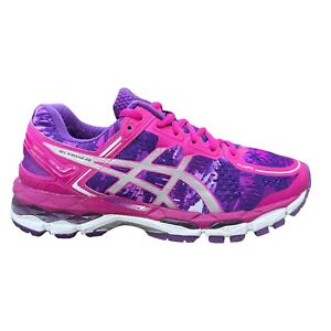 Asics T597N Gel Kayano 22 Purple Pink Lace Up Running Sneaker Shoes Womens 7.5