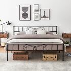 Twin/Full/Queen/King Size Metal Bed Frame Platform With Headboard and Footboard