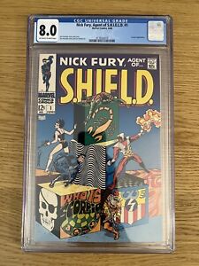 Nick Fury Agent of S.H.I.E.L.D. 1 Marvel 1968 CGC 8.0 VF Agent Of Shield 1