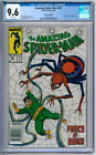 Amazing Spider-Man 296 CGC Graded 9.6 NM+ Newsstand Marvel Comics 1988